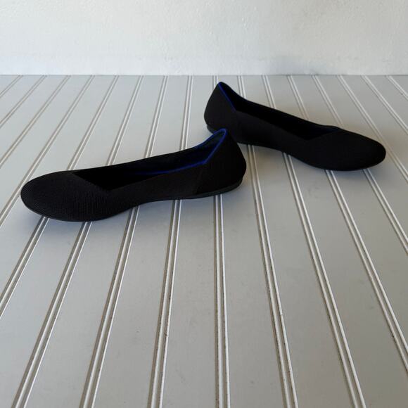 Rothy’s Black Round Toe flat shoes size 10 - Picture 5 of 11